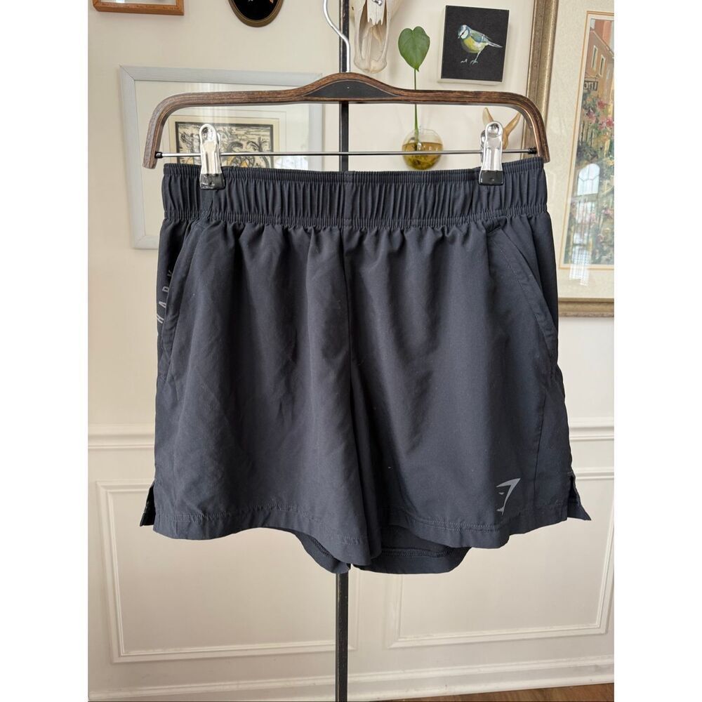 Gymshark Black Men’s Running Shorts Unlined 5” M